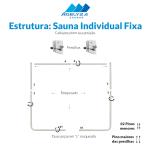  Sauna individual fixa 