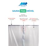  Sauna dupla fixa 